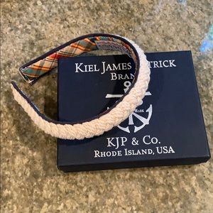 Kiel James Patrick rope headband (white)